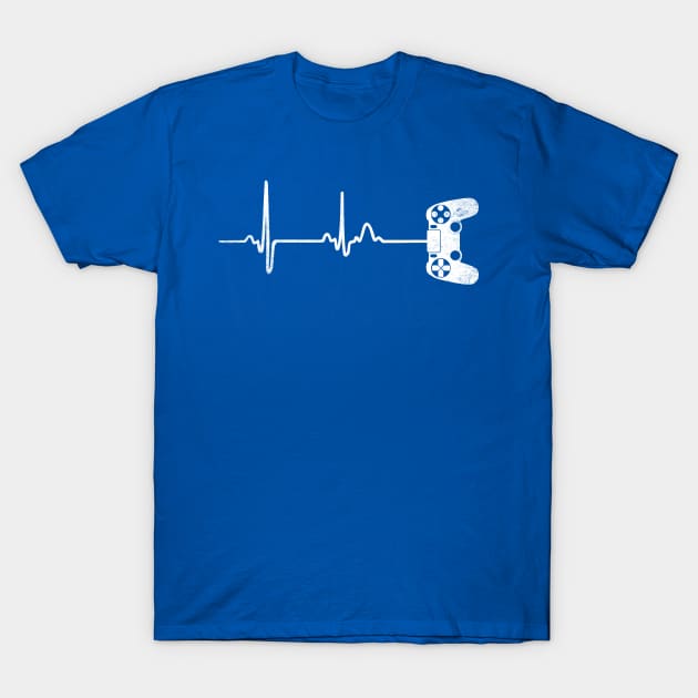 Gamer Heartbeat T-Shirt by Throbpeg